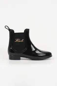 Karl Lagerfeld cizme KALOSH II culoarea negru, KL94775 imagine