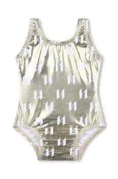 Karl Lagerfeld costum de baie dintr-o bucata pentru copii culoarea auriu, Z30516 imagine