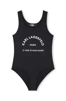 Karl Lagerfeld costum de baie dintr-o bucata pentru copii culoarea negru, Z30444 imagine