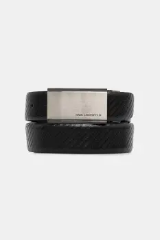 Karl Lagerfeld curea de piele culoarea negru, 554433.815302 imagine