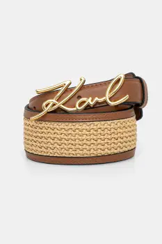Karl Lagerfeld curea pentru femei, cu imitatie de piele K/SIGNATURE imagine