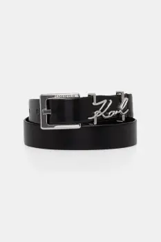 Karl Lagerfeld curea pentru femei, din piele K/SIGNATURE imagine
