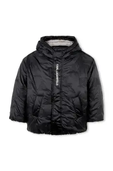 Karl Lagerfeld geaca copii culoarea negru, Z30947 imagine