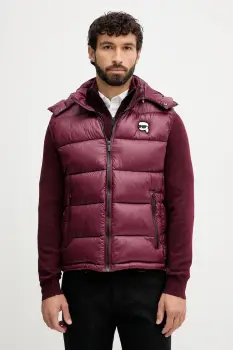 Karl Lagerfeld geaca culoarea bordo, de iarna, 554590.505023 imagine