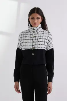 Karl Lagerfeld geaca culoarea negru, de tranzitie, A3W20005 imagine