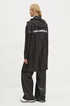 Karl Lagerfeld geaca femei, culoarea negru, de tranzitie, A1W15025 imagine