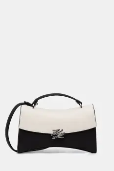 Karl Lagerfeld geanta baguette pentru femei din piele K/AUTOGRAPH imagine