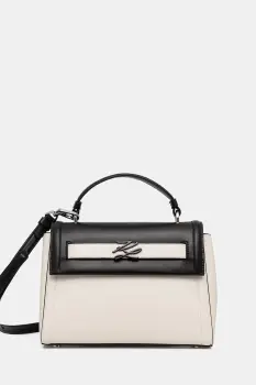 Karl Lagerfeld geanta baguette pentru femei din piele K/AUTOGRAPH imagine
