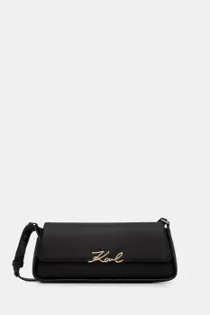 Karl Lagerfeld geanta baguette pentru femei din piele K/SIGNATURE imagine