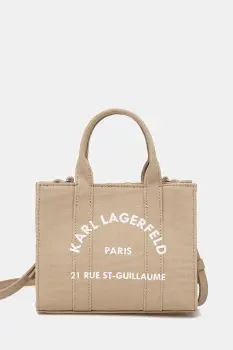 Karl Lagerfeld geanta crossbody pentru femei de bumbac K/RSG imagine