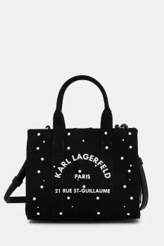 Karl Lagerfeld geanta crossbody pentru femei din bumbac K/RSG imagine
