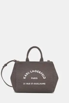 Karl Lagerfeld geanta crossbody pentru femei, din bumbac K/RSG CONV. imagine