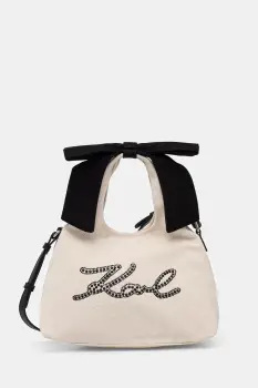Karl Lagerfeld geanta crossbody pentru femei din bumbac K/SIGNATURE imagine