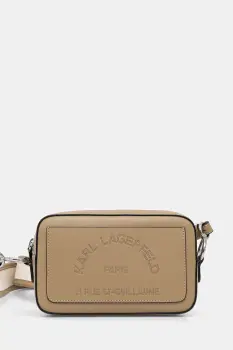 Karl Lagerfeld geanta crossbody pentru femei din piele imagine