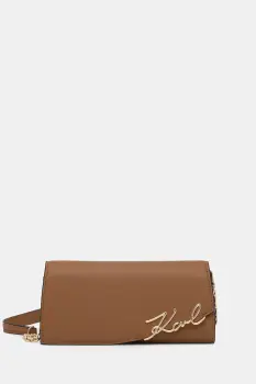 Karl Lagerfeld geanta crossbody pentru femei din piele K/SIGNATURE imagine