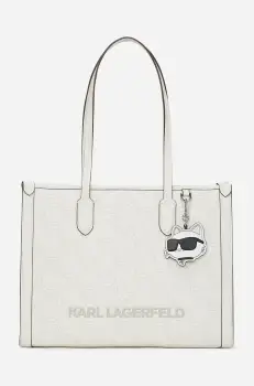 Karl Lagerfeld geanta culoarea alb, A2W30190 imagine