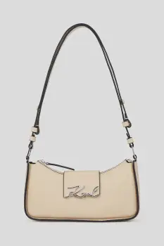 Karl Lagerfeld geanta culoarea bej, A3W30290 imagine