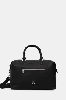 Karl Lagerfeld geanta de piele culoarea negru, 554451.815900 imagine