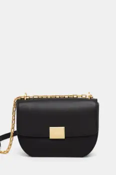 Karl Lagerfeld geanta de piele culoarea negru, A1W30445 imagine