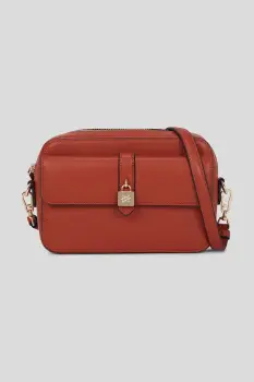 Karl Lagerfeld geanta de piele culoarea rosu, A3W30153 imagine