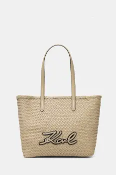 Karl Lagerfeld geanta shopper pentru femei, din piele K/SIGNATURE imagine