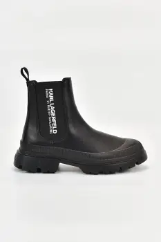 Karl Lagerfeld ghete scurte pentru barbati din piele Trekka Mens imagine