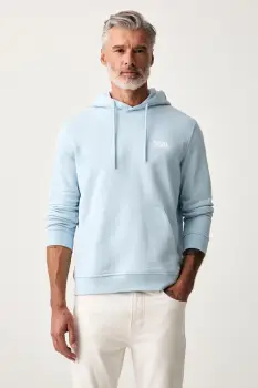 Karl Lagerfeld hanorac cu gluga pentru barbati din bumbac imagine