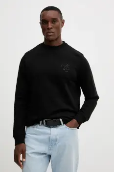 Karl Lagerfeld hanorac de bumbac Karl Lagerfeld x Paris Hilton culoarea negru, uni, 554917.705422 imagine