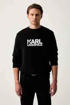 Karl Lagerfeld hanorac pentru barbati din bumbac imagine