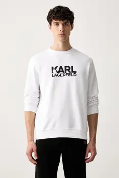 Karl Lagerfeld hanorac pentru barbati din bumbac imagine