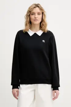 Karl Lagerfeld hanorac pentru femei, din bumbac IKON imagine