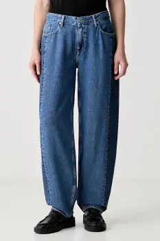 Karl Lagerfeld Jeans blugi barrel pentru femei imagine
