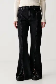 Karl Lagerfeld Jeans blugi flared pentru femei imagine