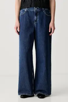 Karl Lagerfeld Jeans blugi wide leg pentru femei imagine