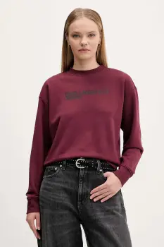 Karl Lagerfeld Jeans bluza culoarea alb, cu imprimeu, A1W20005 imagine