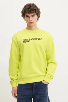 Karl Lagerfeld Jeans bluza culoarea negru, cu imprimeu, A1M20001 imagine