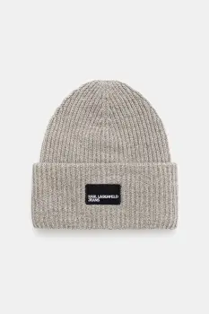 Karl Lagerfeld Jeans caciula culoarea gri, A4W33124 imagine