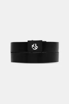 Karl Lagerfeld Jeans curea de piele cu doua fete culoarea negru, B1M33107 imagine