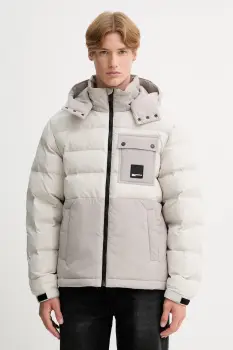 Karl Lagerfeld Jeans geaca culoarea bej, de iarna, A4M15029 imagine