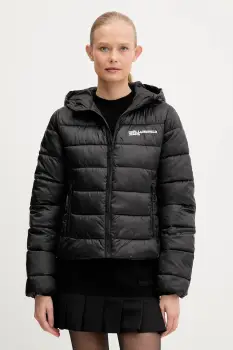 Karl Lagerfeld Jeans geaca culoarea negru, de iarna, A3W15026 imagine