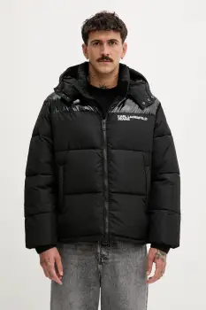 Karl Lagerfeld Jeans geaca culoarea negru, de iarna, A4M15031 imagine