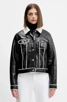 Karl Lagerfeld Jeans geaca culoarea negru, de tranzitie, A4W14054 imagine