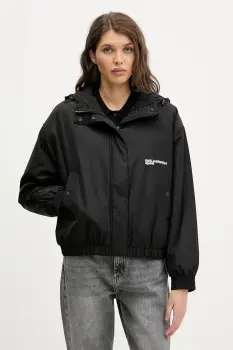 Karl Lagerfeld Jeans geaca culoarea negru, de tranzitie, B1W15023 imagine