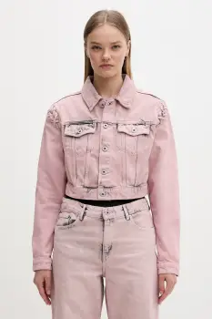 Karl Lagerfeld Jeans geaca de blugi pentru femei, din denim imagine