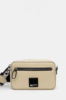 Karl Lagerfeld Jeans geanta culoarea bej, A2W30150 imagine