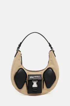 Karl Lagerfeld Jeans geanta culoarea bej, A3W30235 imagine