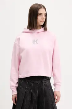 Karl Lagerfeld Jeans hanorac cu gluga pentru femei, din bumbac imagine