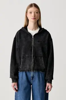 Karl Lagerfeld Jeans hanorac oversized pentru femei din bumbac imagine