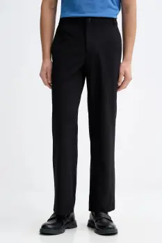 Karl Lagerfeld Jeans pantaloni culoarea negru, drept, B1M10026 imagine