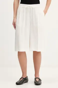 Karl Lagerfeld Jeans pantaloni scurti din amestec de in imagine